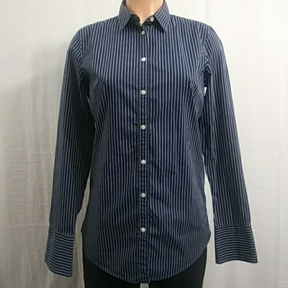 Banana Republic Tops - Banana Republic Womens Riley Dress Shirt Sz 8 Tall